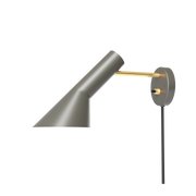 AJ Wall Sconce wall / ceiling lamps Louis Poulsen With Switch Grey/Brass 