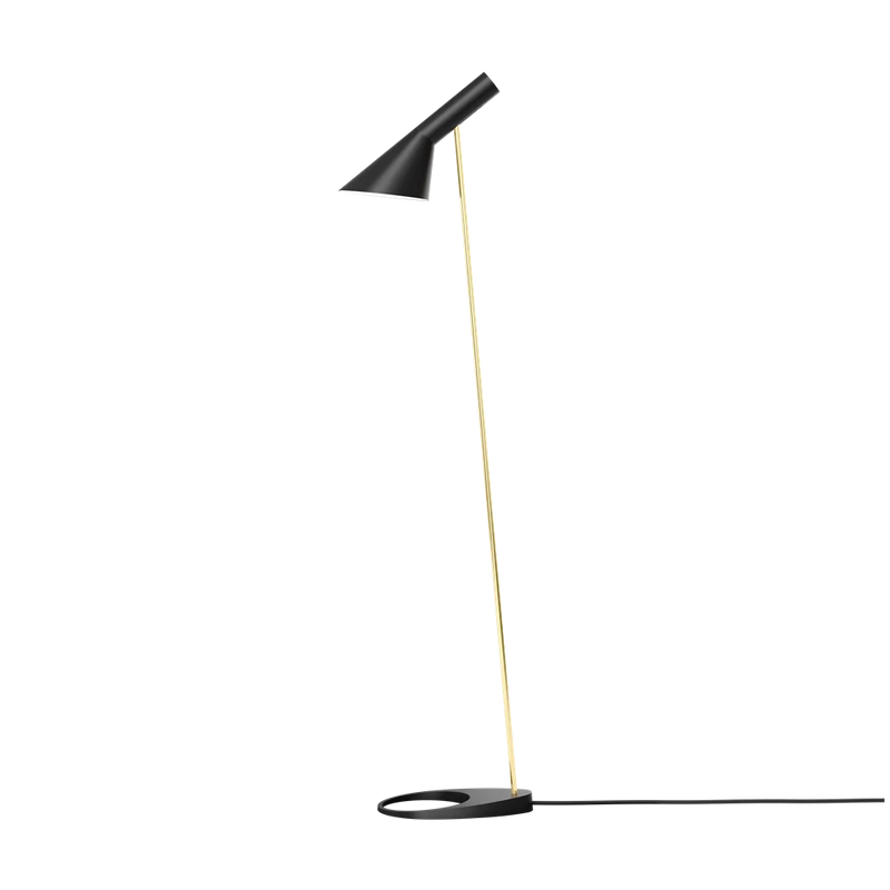AJ Floor Lamp Floor Lamps Louis Poulsen Brass/Black 