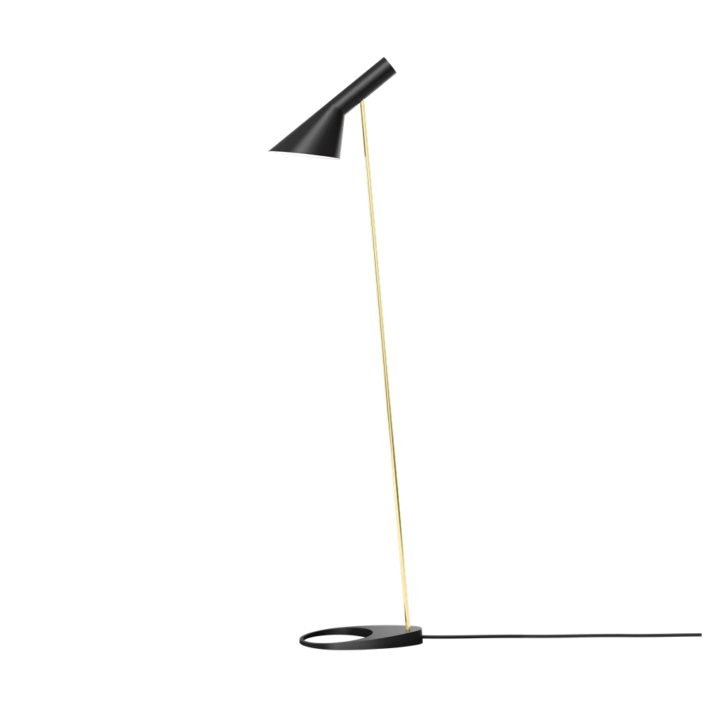 AJ Floor Lamp Floor Lamps Louis Poulsen Brass/Black 