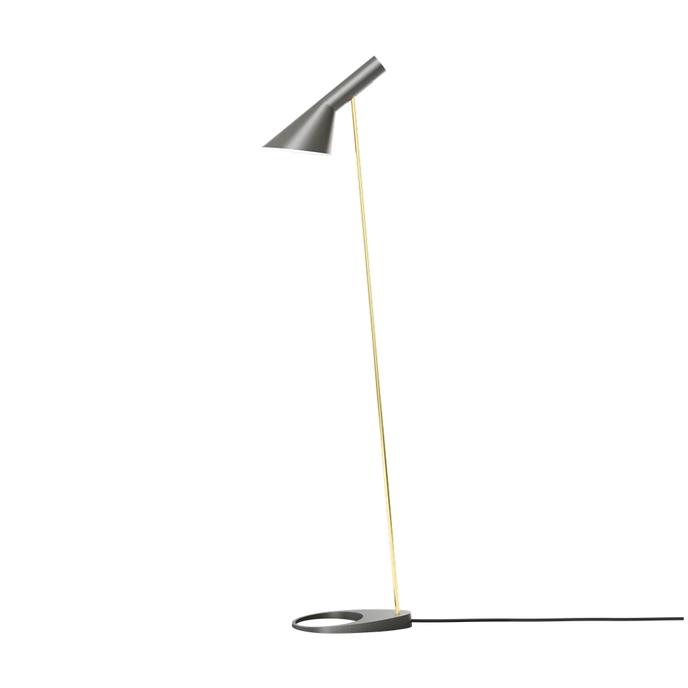 AJ Floor Lamp Floor Lamps Louis Poulsen brass/Warm grey 