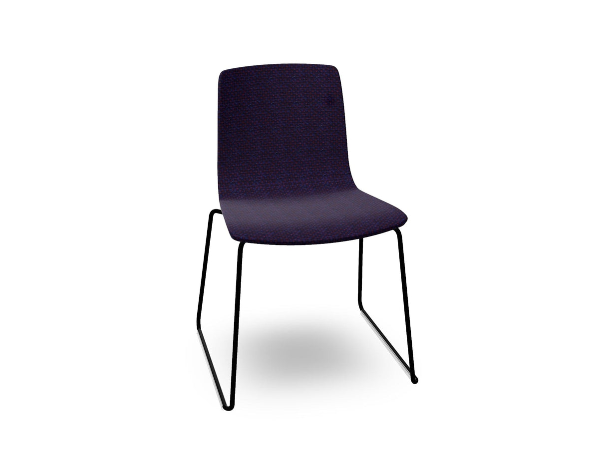 Aava 02 Sled Base Chair With Fully Upholstered Chairs Arper 