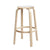 64 High Stool Stools Artek 29.5 inch legs natural lacquered, seat IKI white HPL 