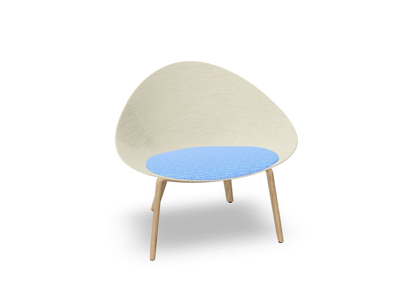 Adell 4 Leg Wood Lounge Chair lounge chair Arper 