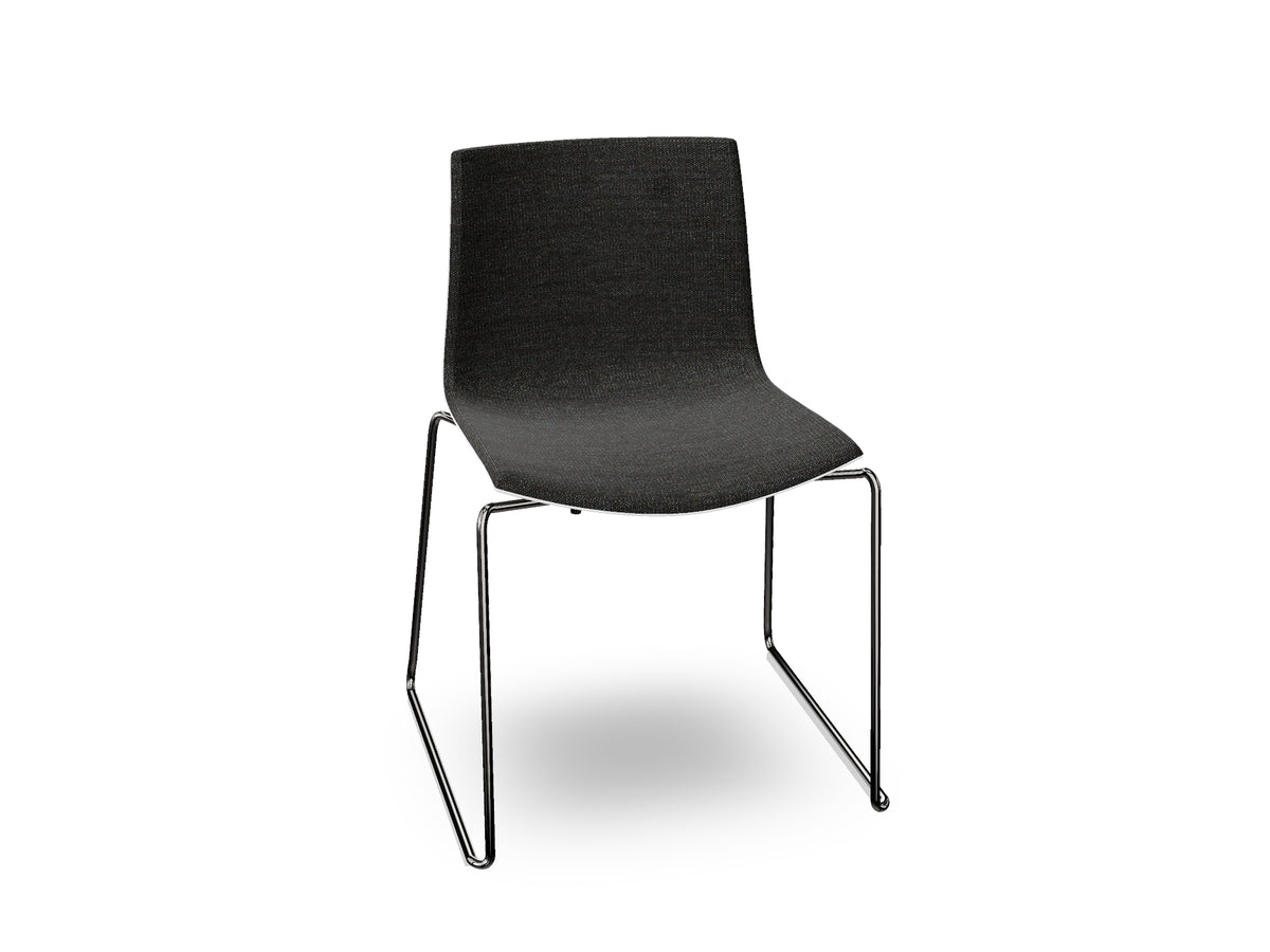 Catifa 46 Sled Base Polypropylene with Front-Face Upholstery