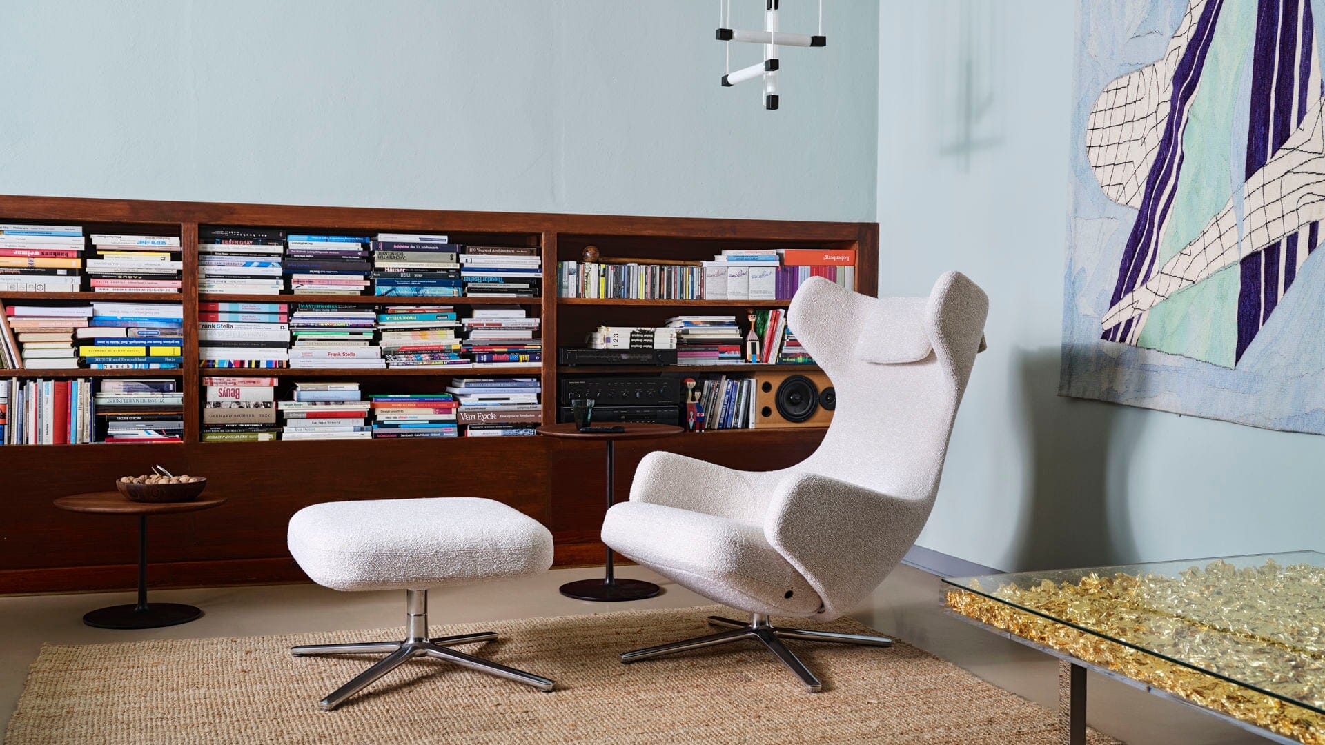 Grand Repos Lounge Chair & Ottoman lounge chair Vitra 