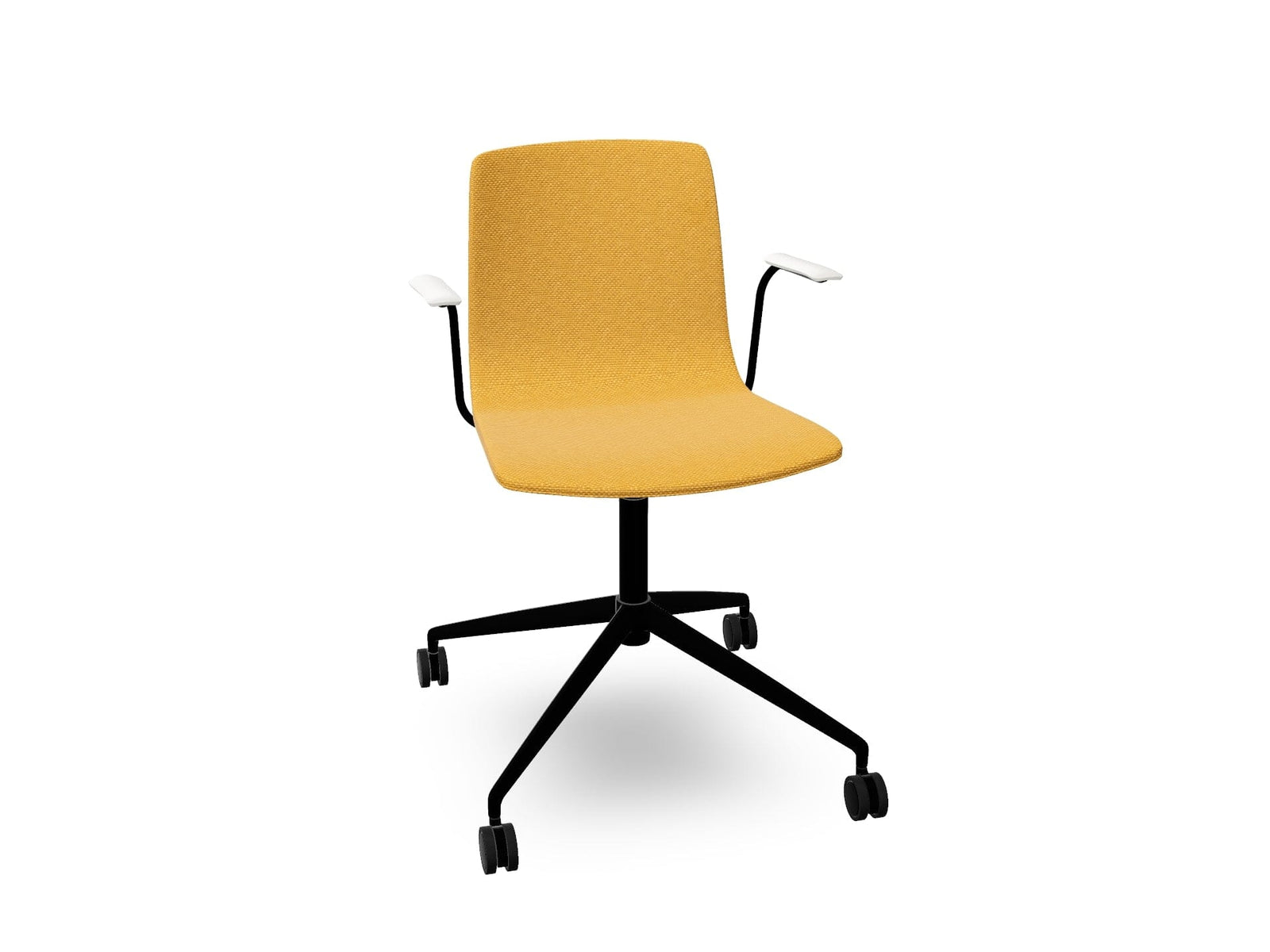 Aava 02 Fixed Trestle Base Chair With Fully Upholstered Chairs Arper 