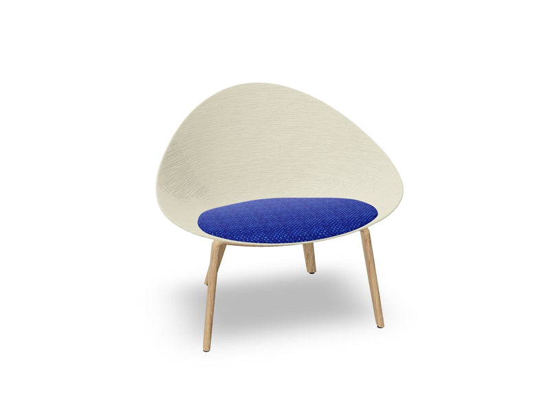 Adell 4 Leg Wood Lounge Chair lounge chair Arper 