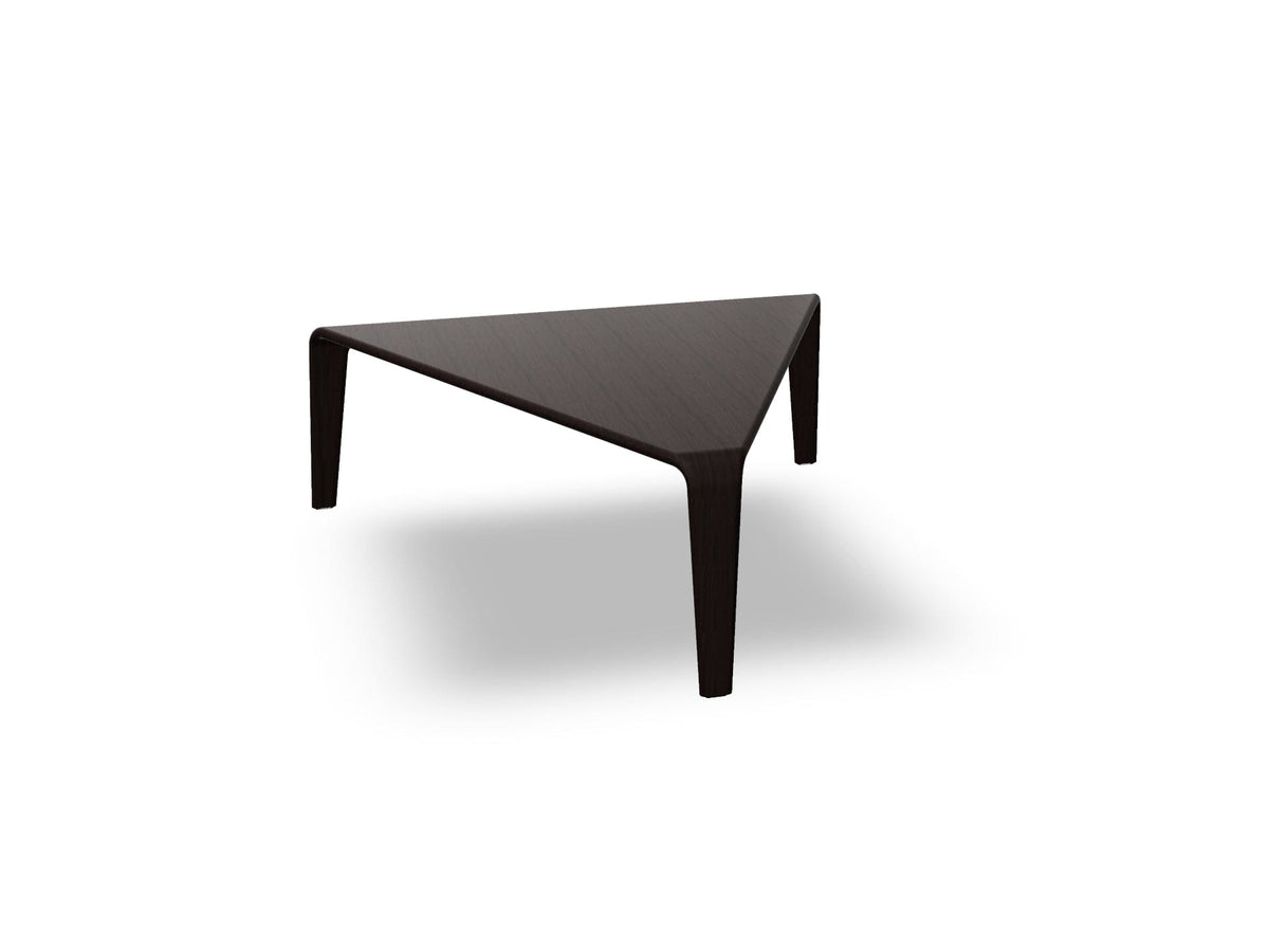 Ply Triangular Coffee Table Coffee table Arper Black Finish Large 