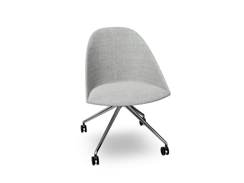 Cila Fully Upholtered Chair With Fixed Trestle Base Chairs Arper 