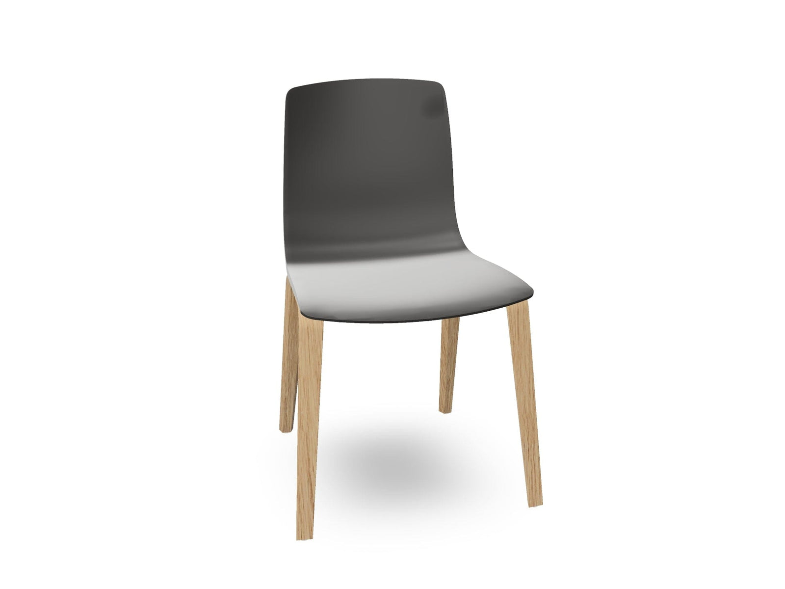 Aava 02-4 Wood Legs Polypropylene Chair Chairs Arper 