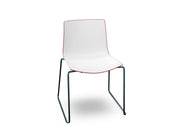 Catifa 46 Polypropylene Bi-Color Sled Base Chair Side/Dining Arper 