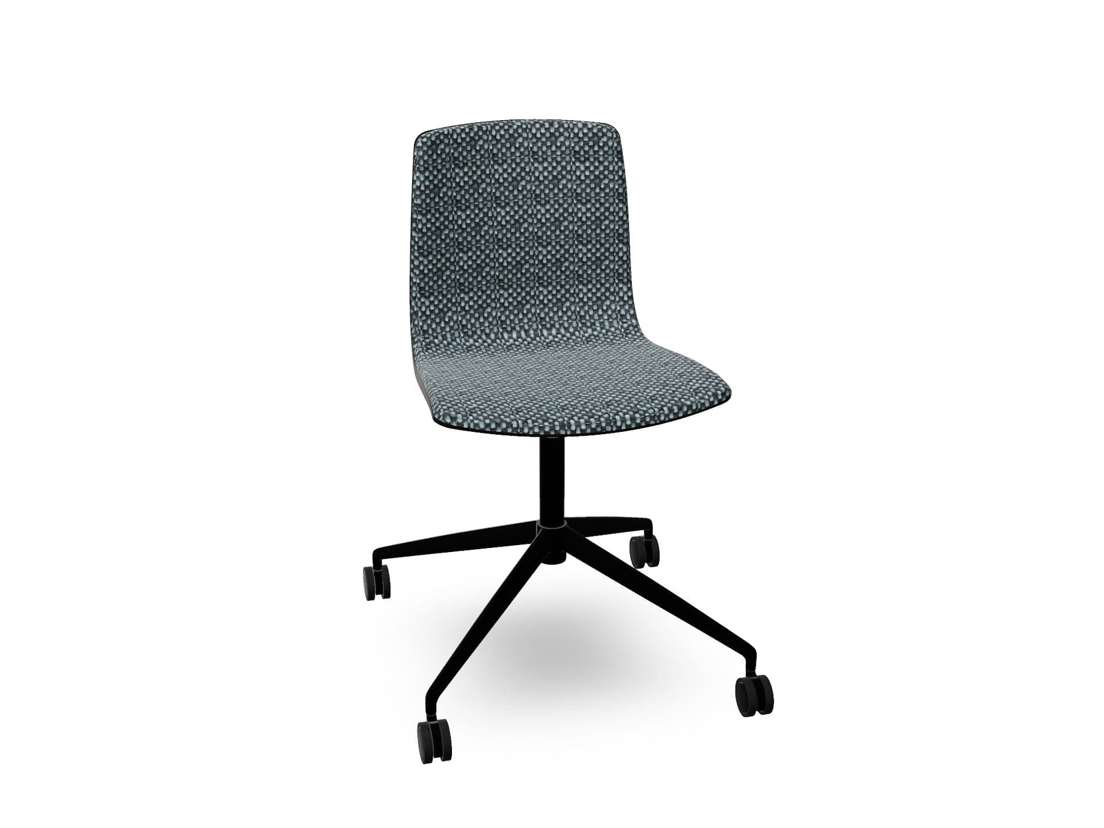 Aava 02 Fixed Trestle Base Wood Chair With Front Upholstery Chairs Arper 