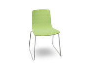 Aava 02 Sled Base Chair With Fully Upholstered Chairs Arper 