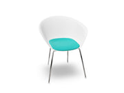 Duna 02 Four Leg Chair With Seat Cushion Chairs Arper 