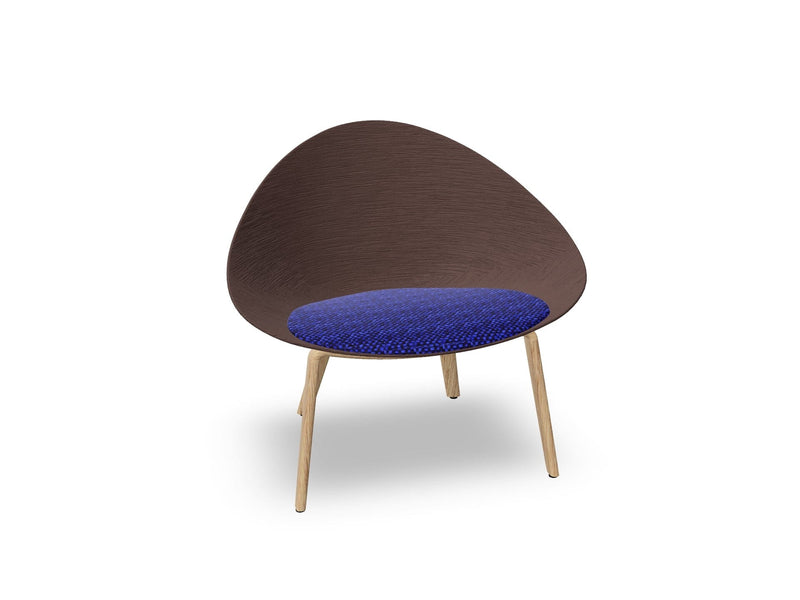 Adell 4 Leg Wood Lounge Chair lounge chair Arper 