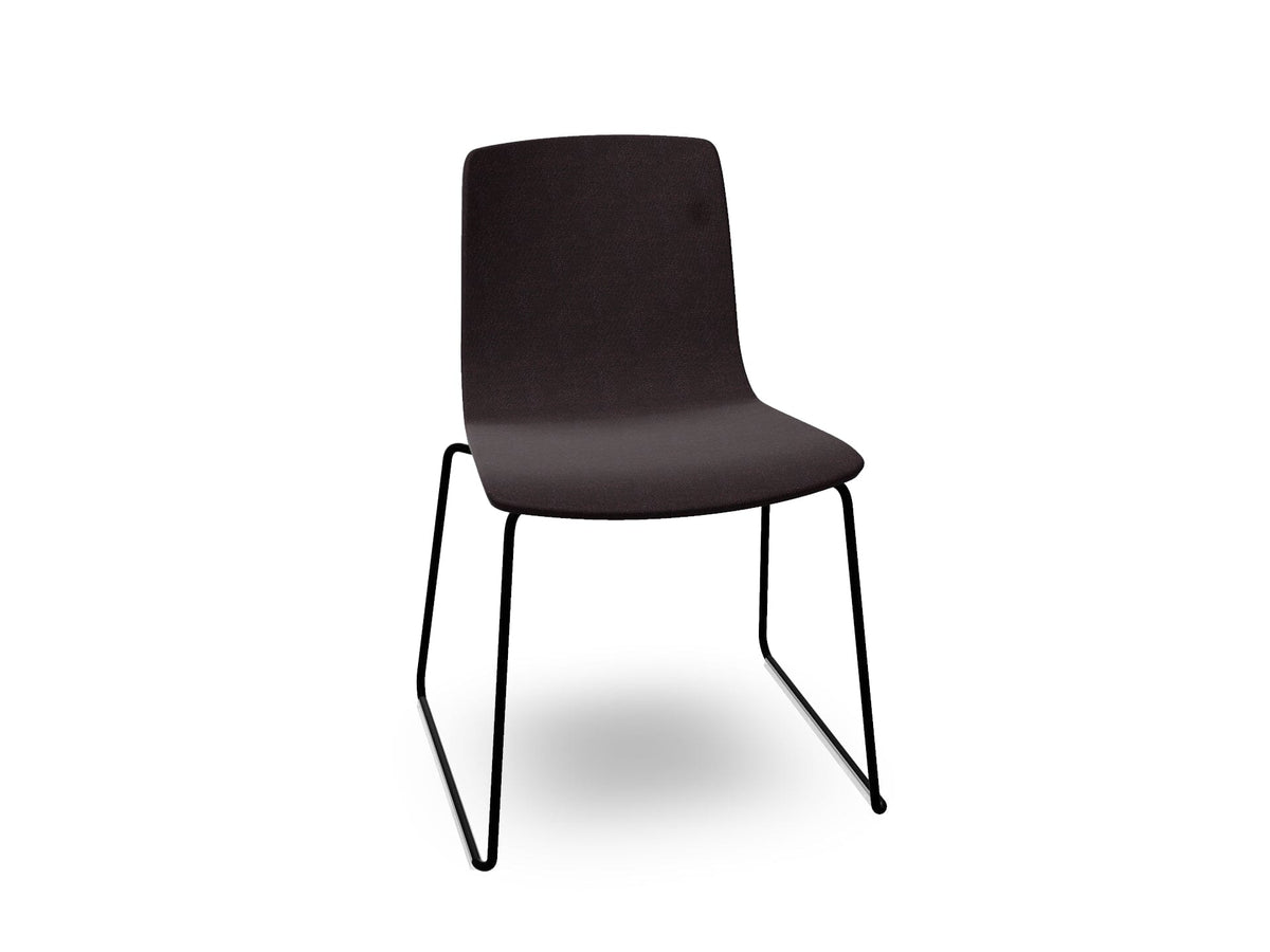Aava 02 Sled Base Chair With Fully Upholstered Chairs Arper 