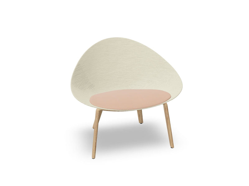 Adell 4 Leg Wood Lounge Chair lounge chair Arper 