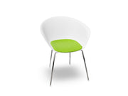 Duna 02 Four Leg Chair With Seat Cushion Chairs Arper 