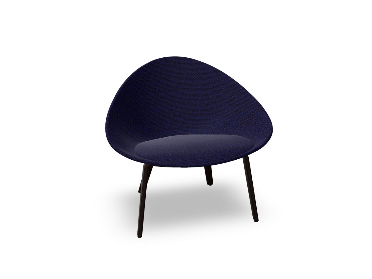 Adell 4 Leg Wood Lounge Chair With Fully Upholstered