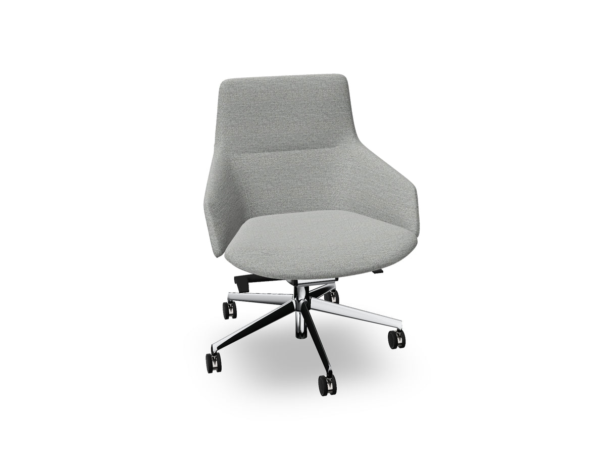 Aston Conference Syncro Five Way Star Base Armchair