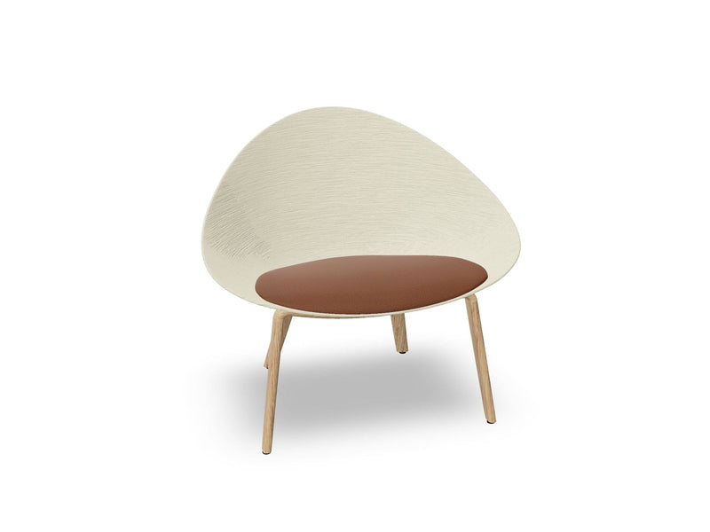 Adell 4 Leg Wood Lounge Chair lounge chair Arper 