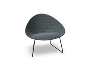 Adell Sled Base Lounge Chair With Fully Upholstered lounge chair Arper 