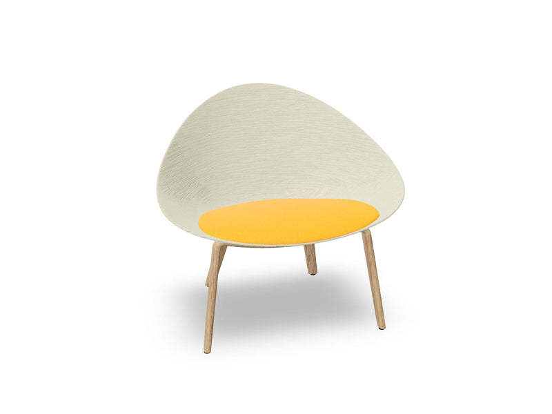 Adell 4 Leg Wood Lounge Chair lounge chair Arper 