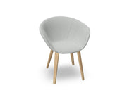 Duna 02 Wood Leg Chair With Full Upholstery Chairs Arper 