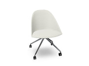 Cila Fully Upholtered Chair With Fixed Trestle Base Chairs Arper 