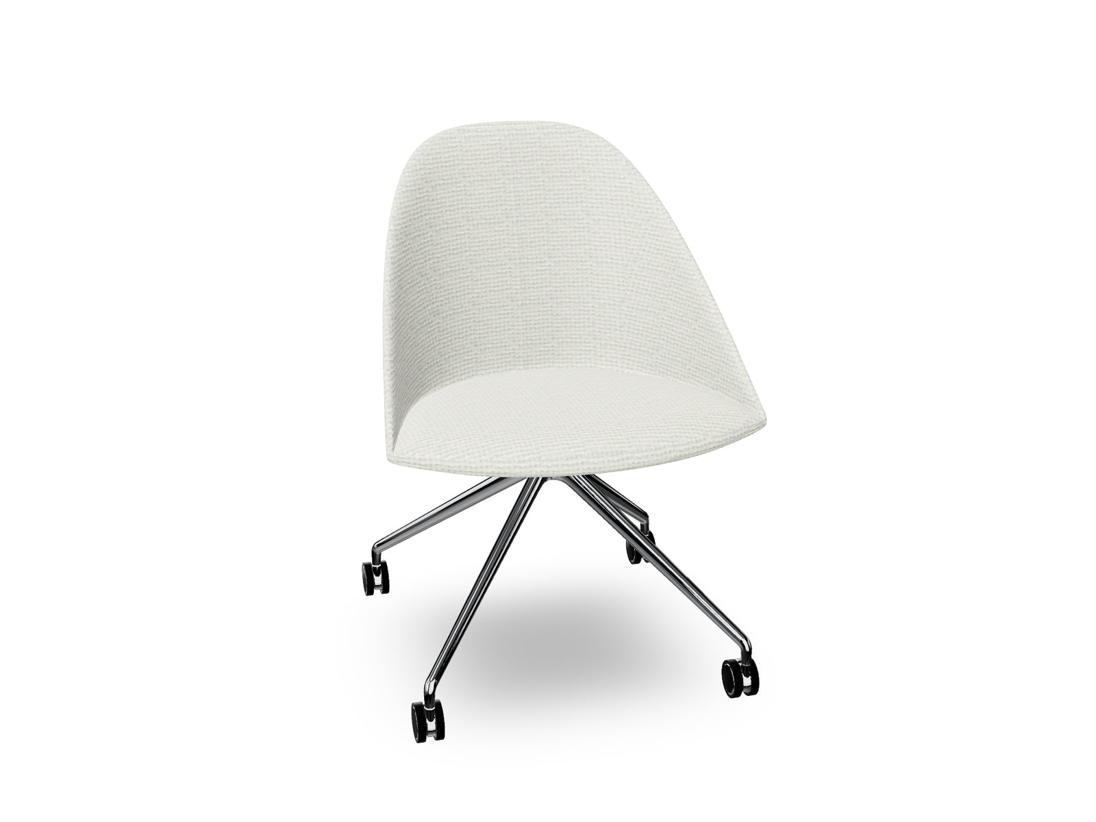 Cila Fully Upholtered Chair With Fixed Trestle Base