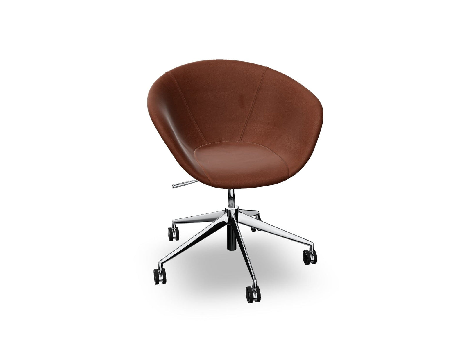 Duna 02 Five Star Base Chair With Front Upholstery Chairs Arper 