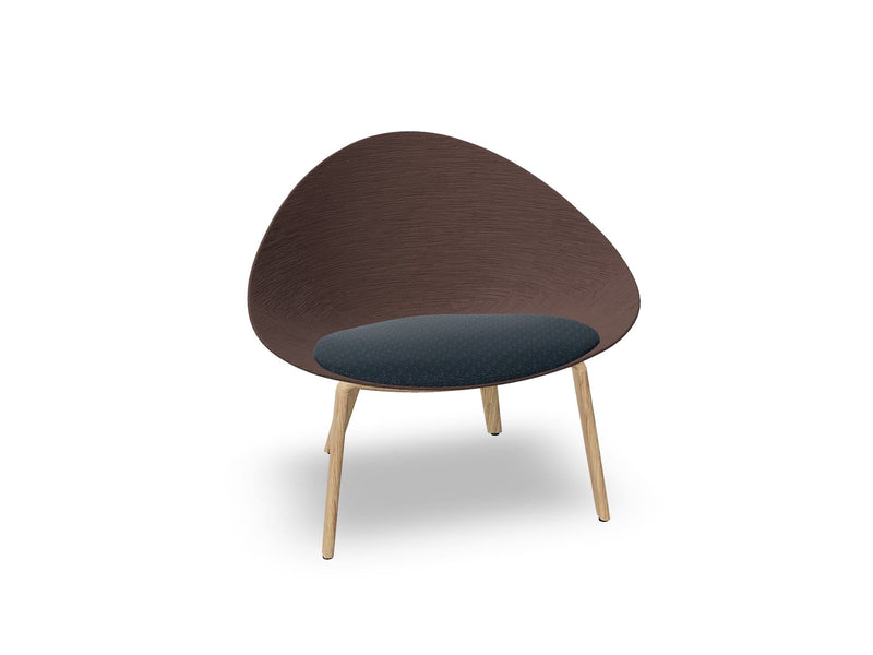 Adell 4 Leg Wood Lounge Chair lounge chair Arper 