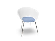 Duna 02 Four Leg Chair With Seat Cushion Chairs Arper 