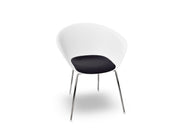 Duna 02 Four Leg Chair With Seat Cushion Chairs Arper 