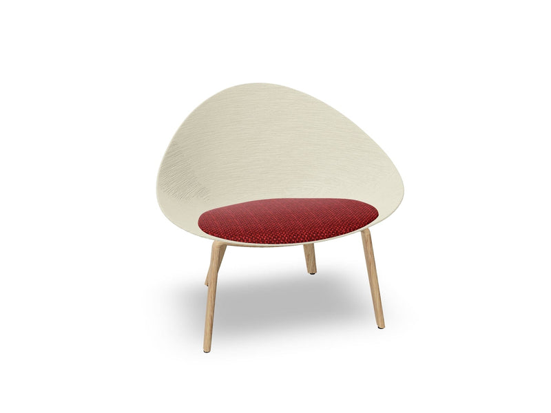 Adell 4 Leg Wood Lounge Chair lounge chair Arper 
