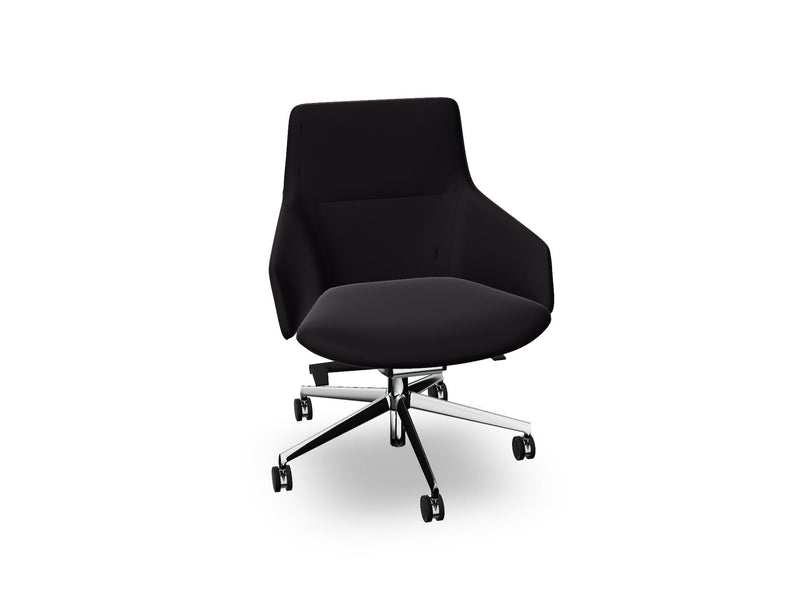 Aston Conference Syncro Five Way Star Base Armchair task chair Arper 