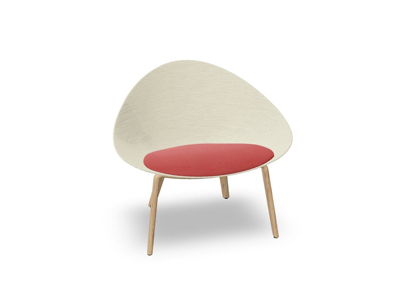 Adell 4 Leg Wood Lounge Chair lounge chair Arper 