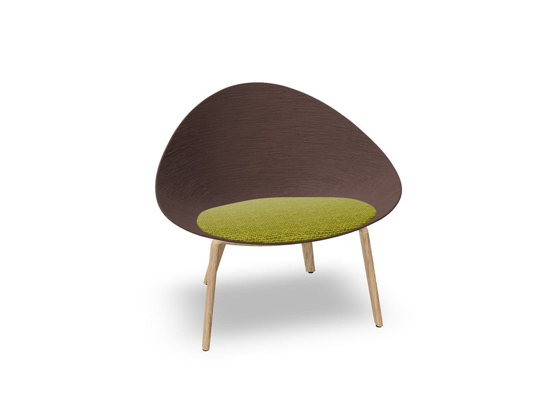 Adell 4 Leg Wood Lounge Chair lounge chair Arper 