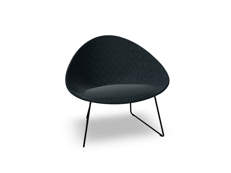 Adell Sled Base Lounge Chair With Fully Upholstered lounge chair Arper 