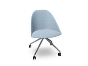 Cila Fully Upholtered Chair With Fixed Trestle Base Chairs Arper 