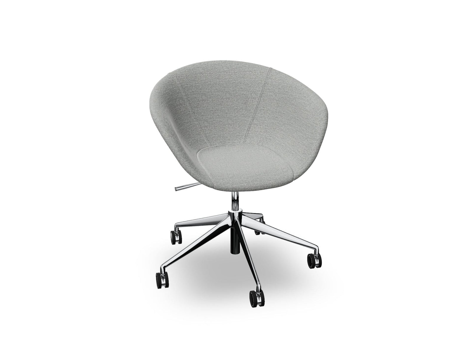 Duna 02 Five Star Base Chair With Front Upholstery Chairs Arper 