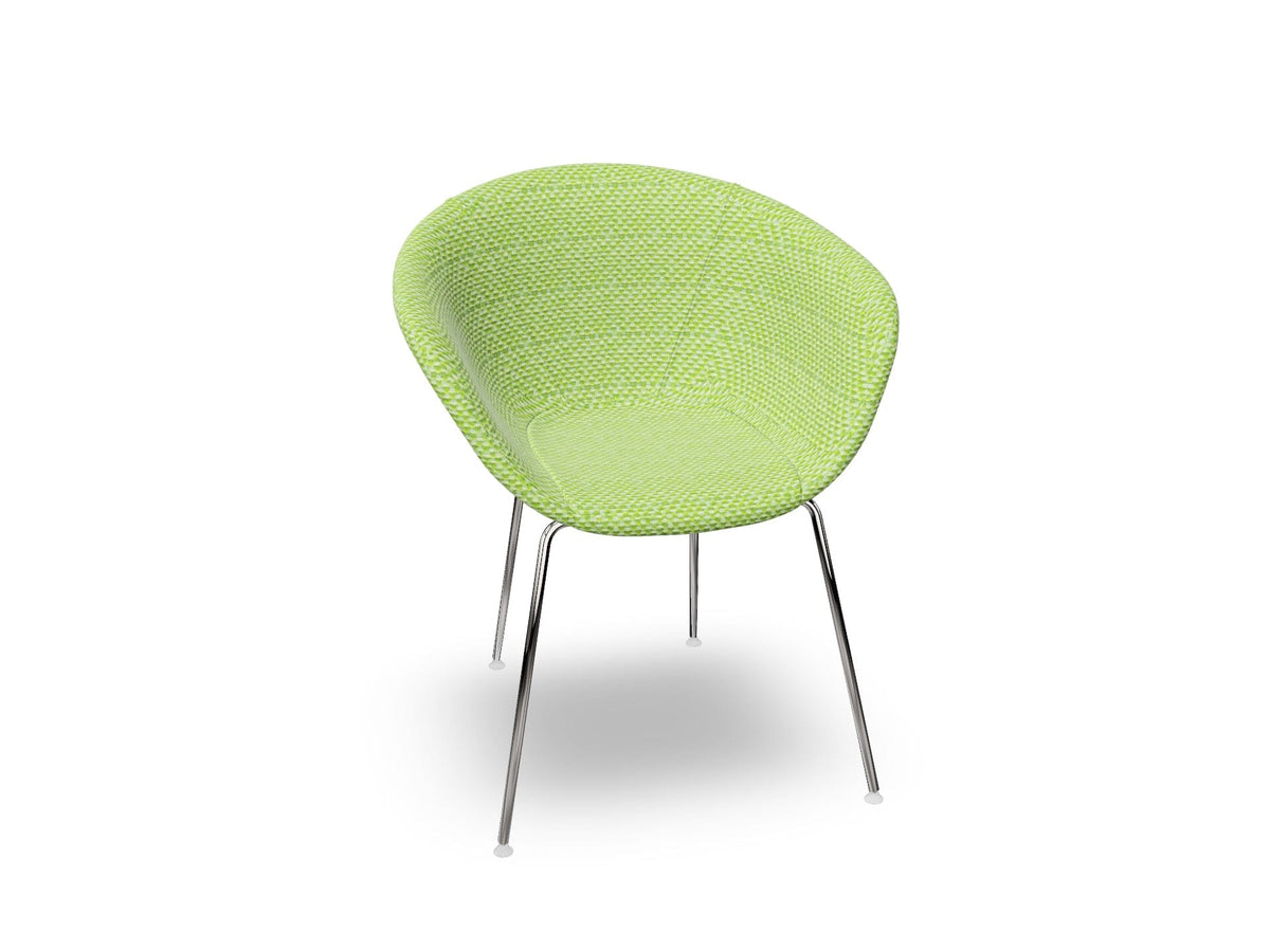 Duna 02 Four Leg Chair Fully Upholstered Chairs Arper 
