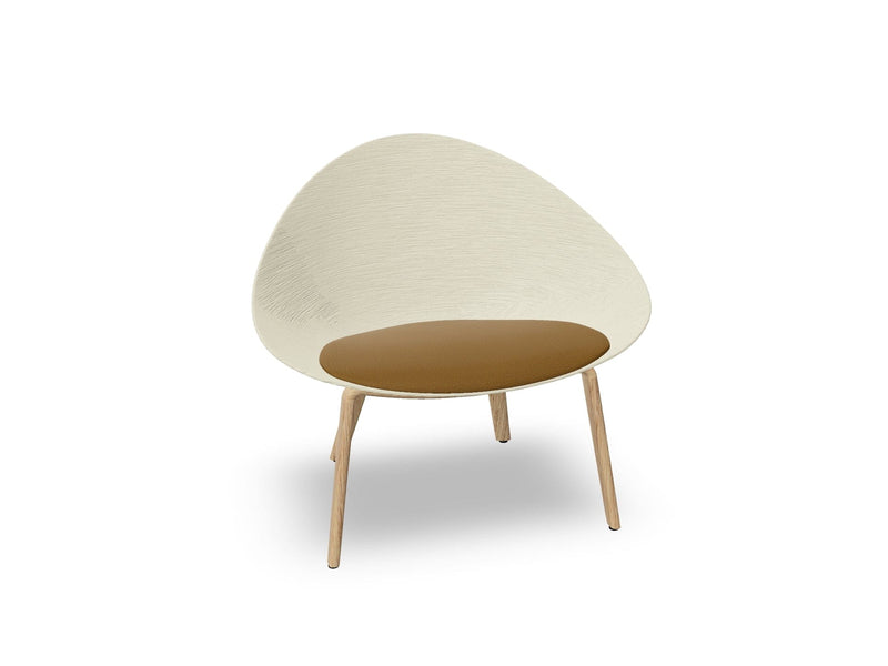 Adell 4 Leg Wood Lounge Chair lounge chair Arper 