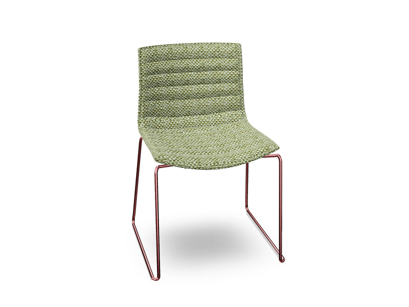 Catifa 46 Sled Base With Fully Upholstered