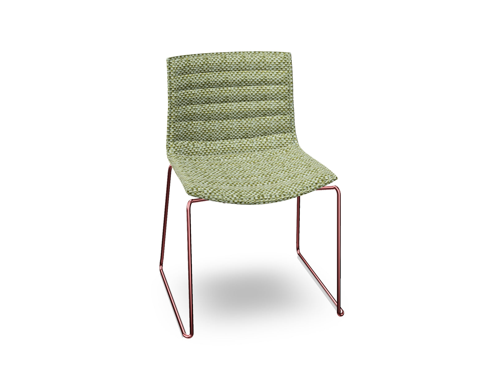 Catifa 46 Sled Base With Fully Upholstered