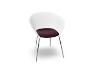 Duna 02 Four Leg Chair With Seat Cushion Chairs Arper 