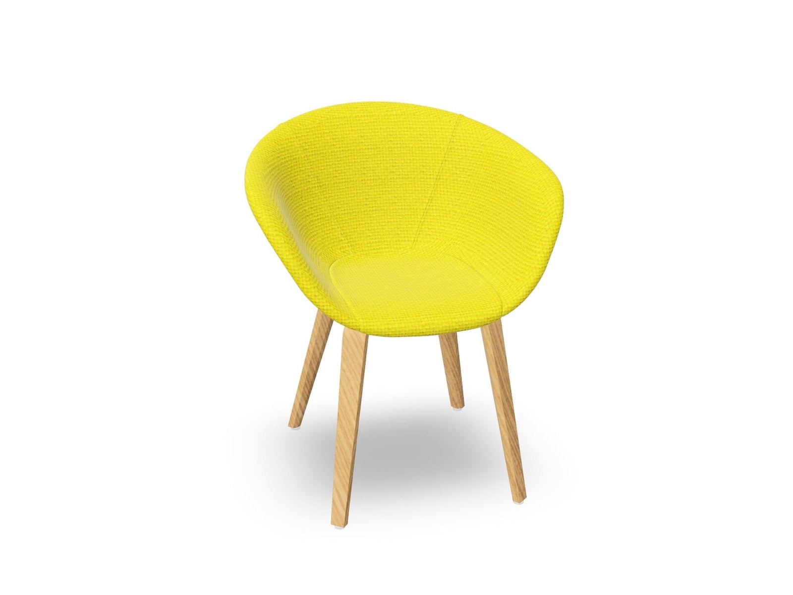 Duna 02 Wood Leg Chair With Full Upholstery Chairs Arper 