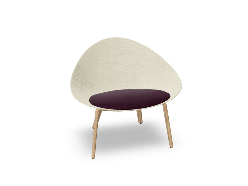 Adell 4 Leg Wood Lounge Chair lounge chair Arper 