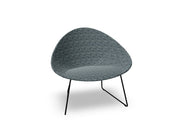 Adell Sled Base Lounge Chair With Fully Upholstered lounge chair Arper 