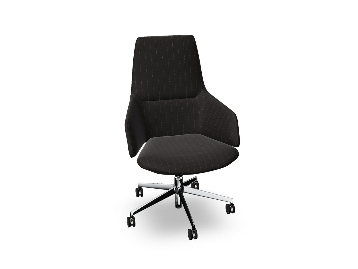 Aston Office Five Way Star Base Armchair Office Chair Arper 